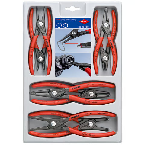 KNIPEX 8-Pc Precision Circlip Plier Set