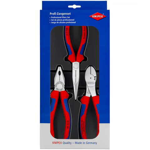 KNIPEX Pliers "Assembly" Set 3pc - Cushion Grip