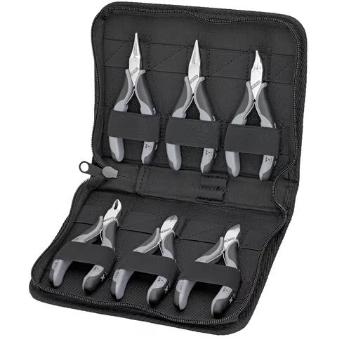 KNIPEX Electronic Pliers Set 6pc ESD