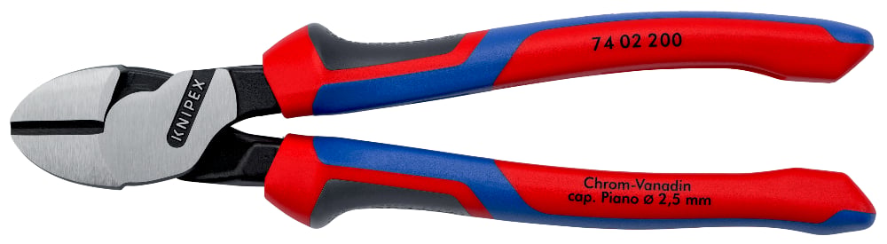 KNIPEX Pliers Diag Cut 200mm Hi/Lever Cush