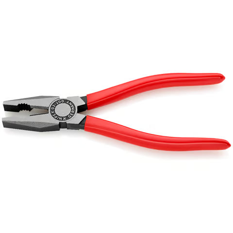 KNIPEX Pliers, Combination, Plastic Coated, 200mm