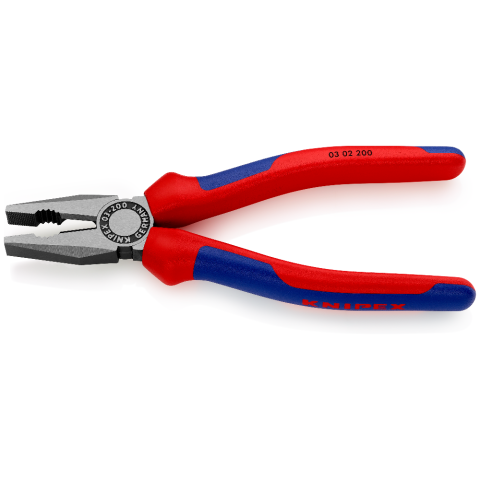KNIPEX Pliers, Combination, Cushion Grip, 200mm