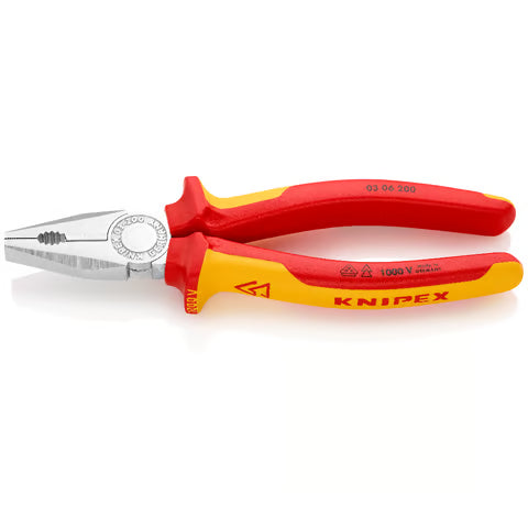 KNIPEX 0306200 Combination Pliers VDE 200mm