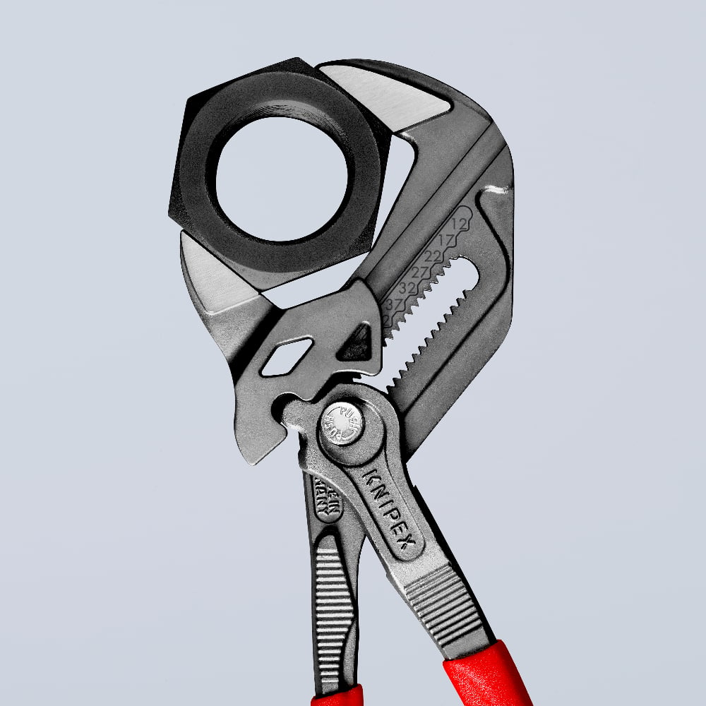 KNIPEX Pliers Wrench, non-slip Plastic Coating, 250mm