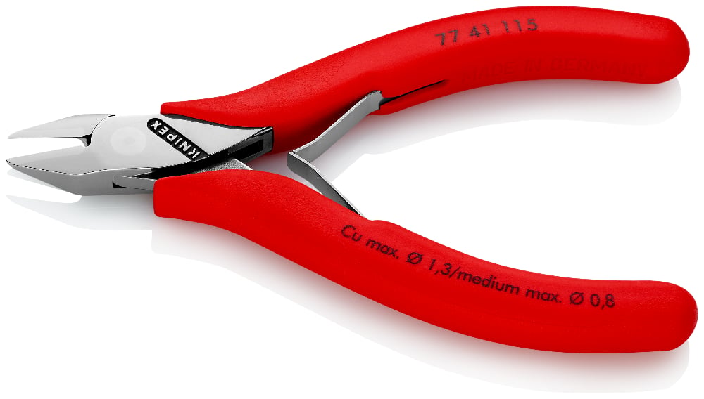 KNIPEX Electronics Diagonal Cutting Pliers, 115mm