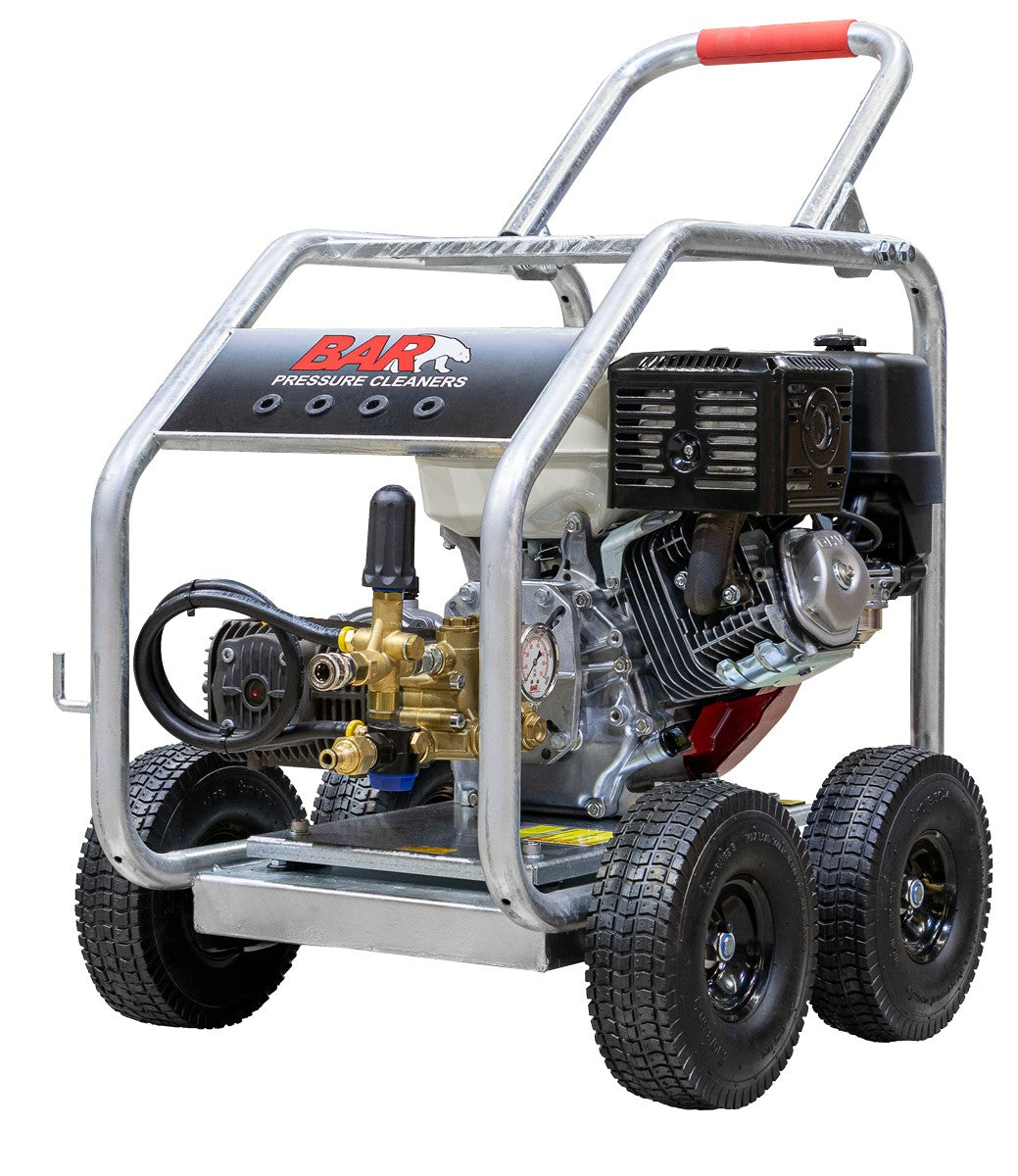 BE 3,800 PSI Petrol Pressure Washer - Honda GX390, Comet Pump, Vib Mount | BAR3513CG-HJV