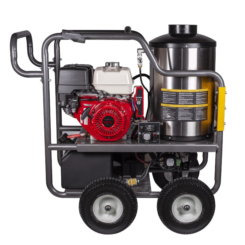 BE 4,000 PSI Hot Water Petrol Pressure Washer - Honda GX390 | HOT4013C-HE