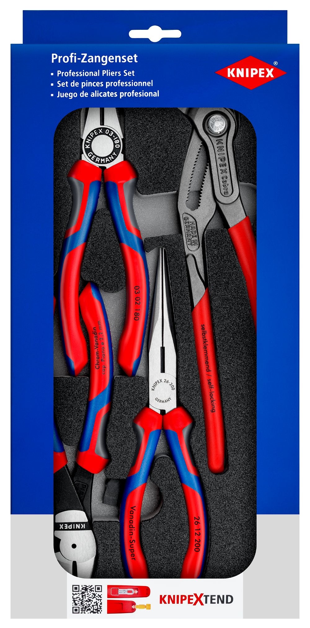 KNIPEX Pliers set 4pc "Tool-Kit Basic"