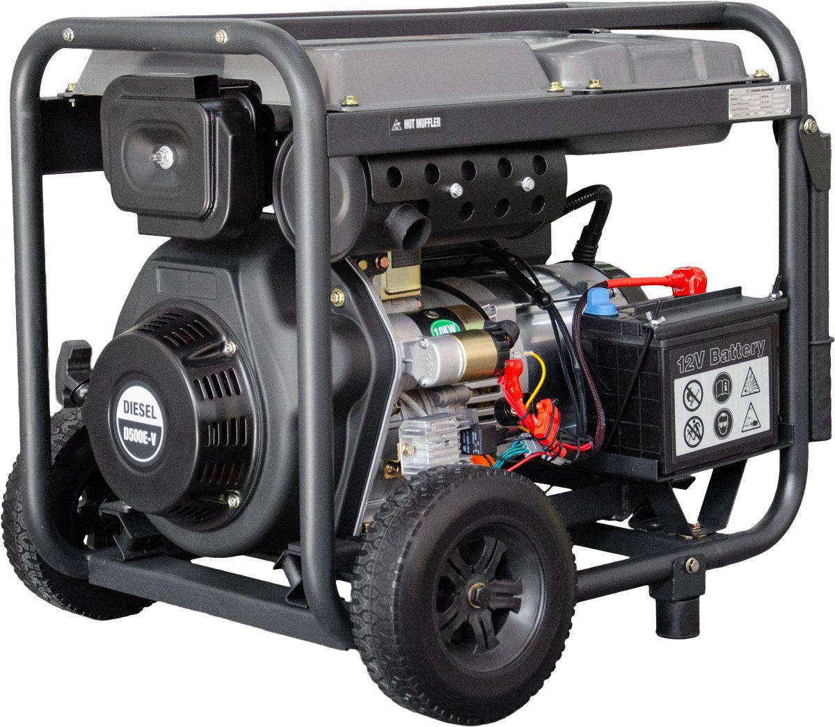 BE 7.9kVA Diesel Generator - 3-Phase Single Phase Open Frame with RCD | G7900D-ILET3