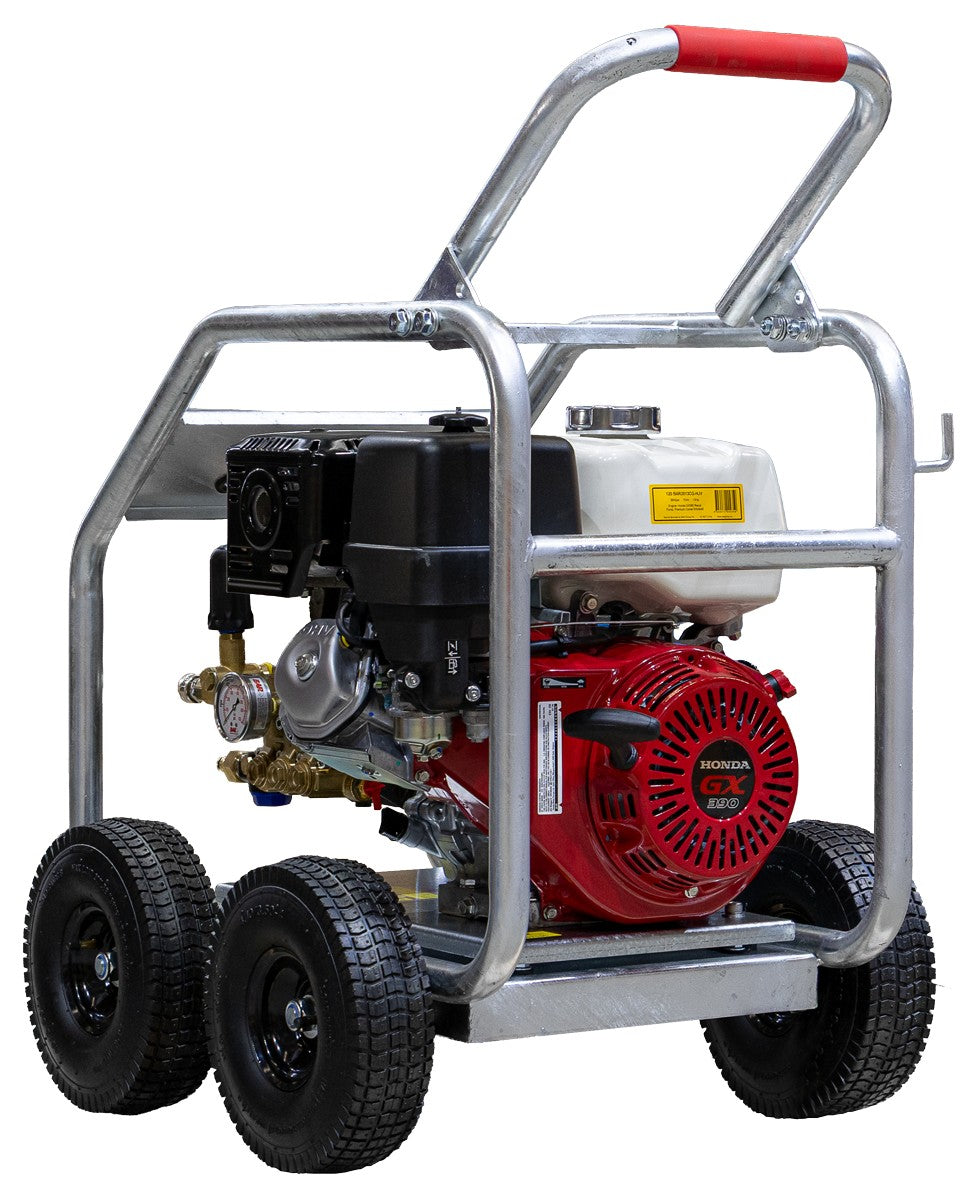 BE 3,800 PSI Petrol Pressure Washer - Honda GX390, Comet Pump, Vib Mount | BAR3513CG-HJV
