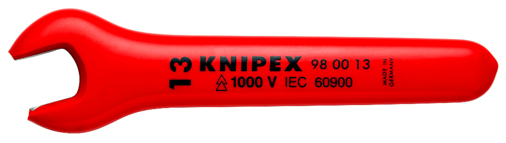 KNIPEX Open End Wrench 13mm 1000V VDE