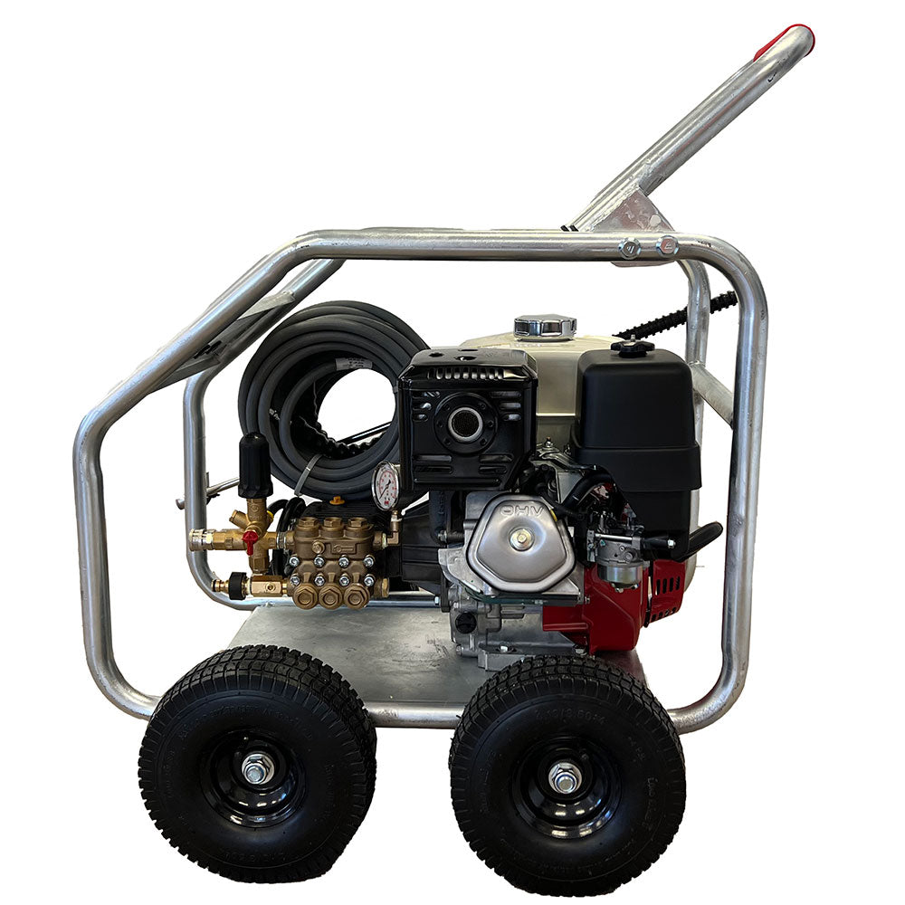 BE 4,000 PSI Petrol Pressure Washer - Honda GX390, Comet Pump, Roll Frame | BAR4013C-HJ