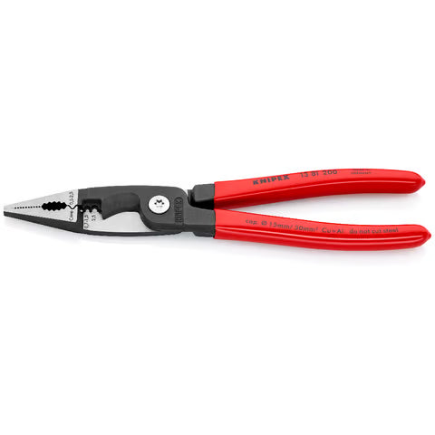 KNIPEX 6-in-1 Electrical Installation Pliers 200mm