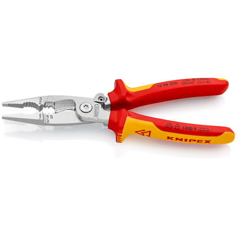 KNIPEX 6-in-1 Electrical Installation Pliers 200mm 1000V VDE Lock