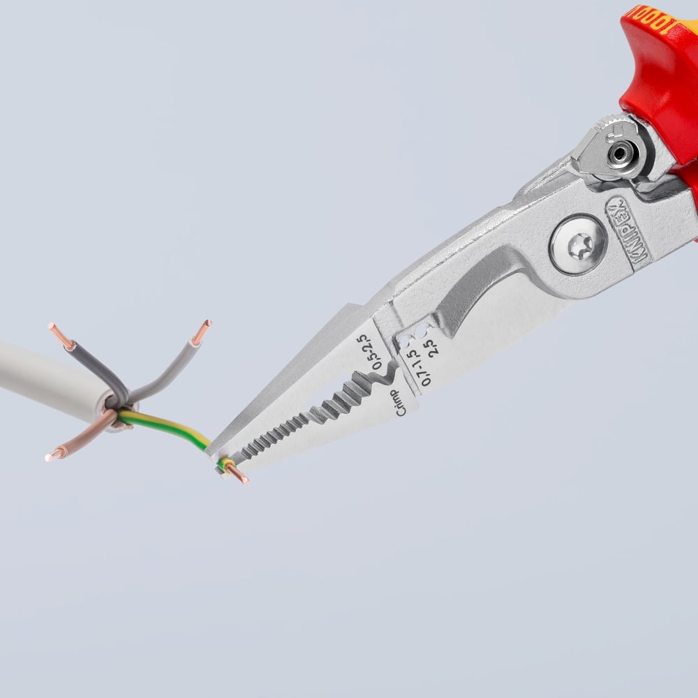 KNIPEX 6-in-1 Electrical Installation Pliers 200mm 1000V VDE Lock