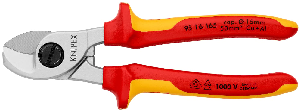 KNIPEX Shears Cable, 165mm 1000V VDE