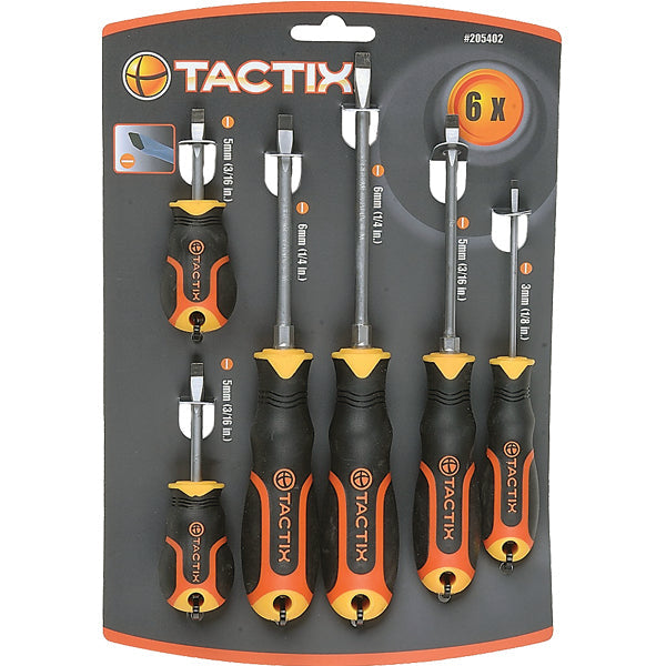 Tactix 6pc S/driver Set - Slot*** (Use 205407)