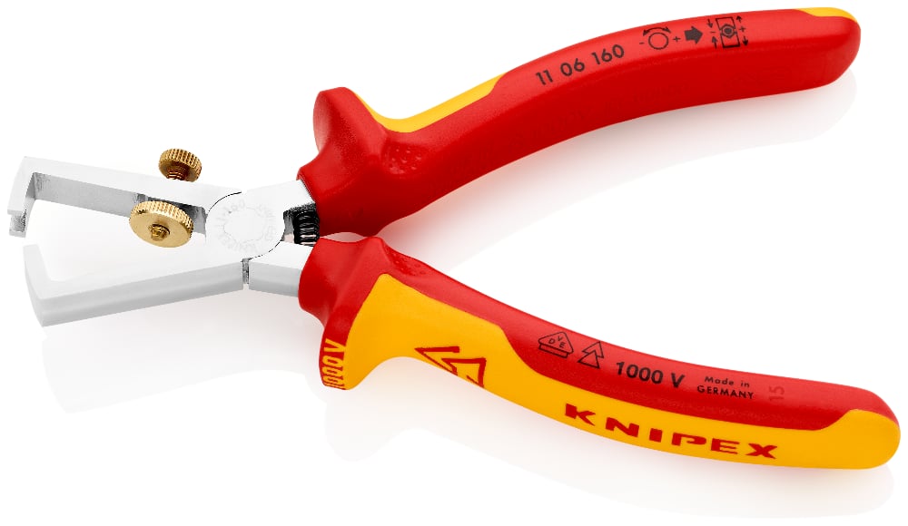 KNIPEX Insulation Stripping Pliers (VDE), 160mm