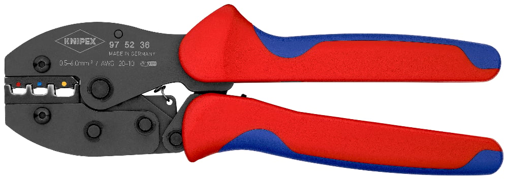 KNIPEX PreciForce Ratcheting Crimping Pliers 220mm for Insulated Terminals & Connectors