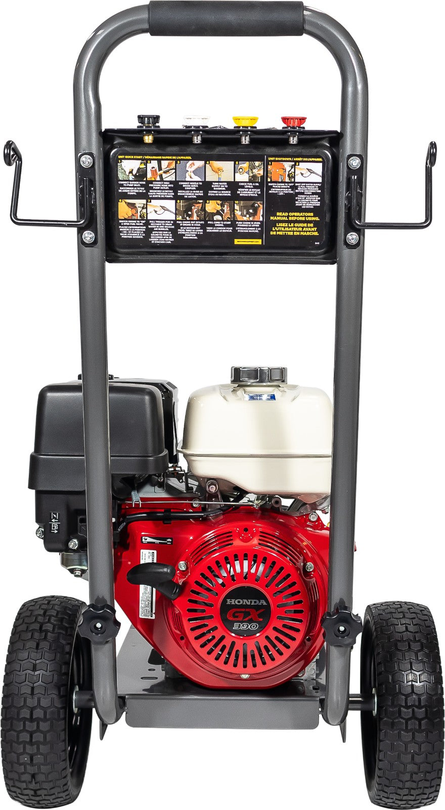 BE 4,000 PSI Petrol Pressure Washer - Honda GX390, Comet Pump, Trolley Frame | BAR4013C-H