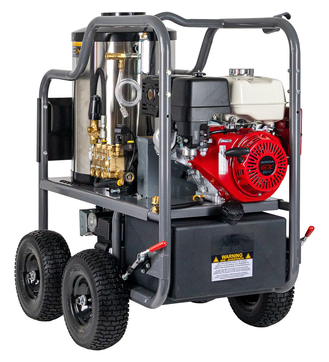 BE 4,000 PSI Hot Water Petrol Pressure Washer - Honda GX390 | HOT4013P-HE
