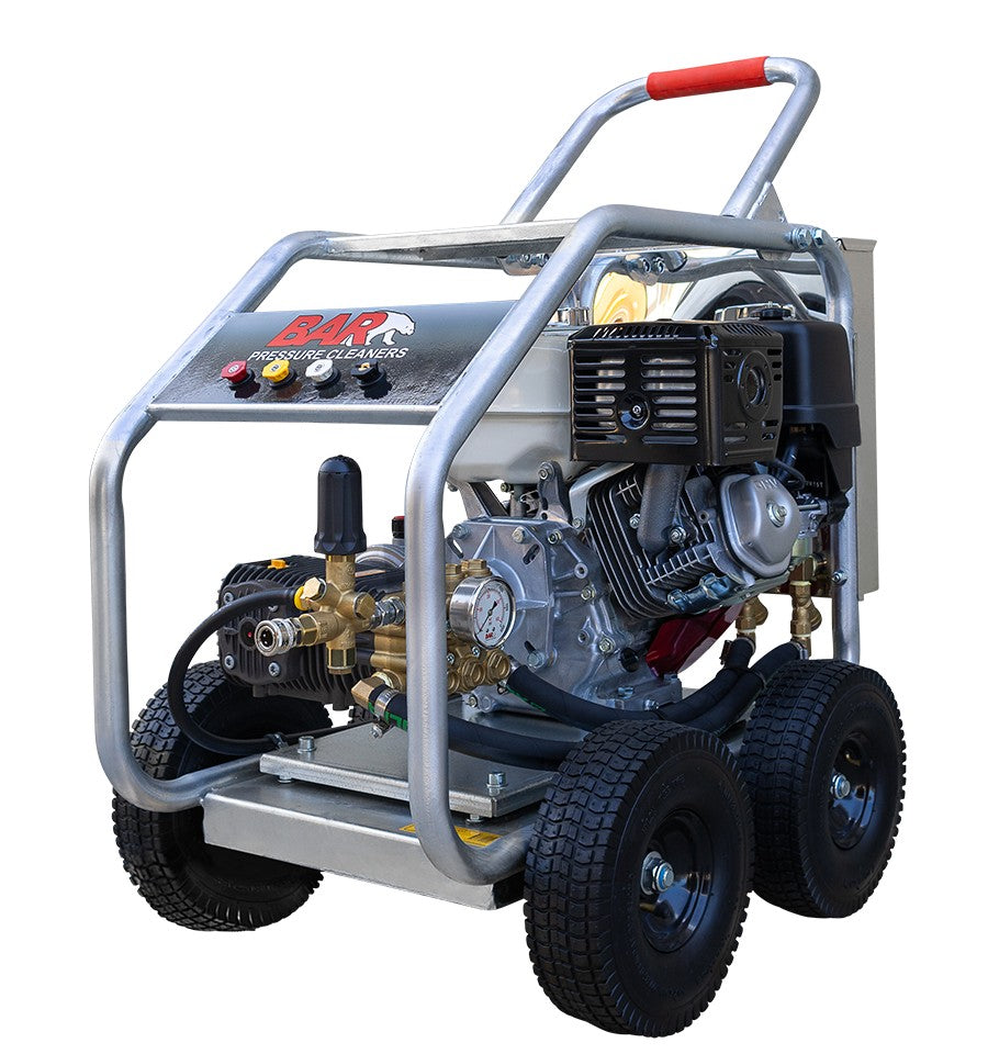 BE 3,800 PSI Petrol Pressure Washer - Honda GX390, Comet Pump | BAR3513CG-HJVT