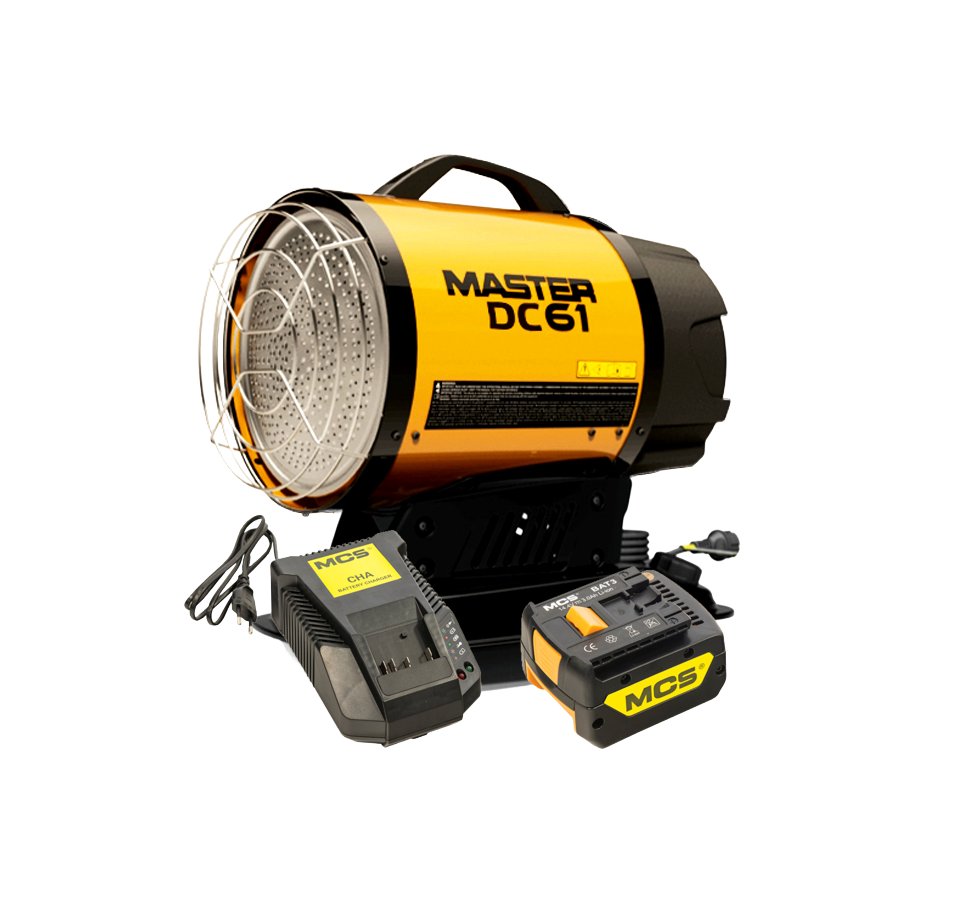 Master 17kW Diesel Radiant Heater - 58,000 BTU, Li-Ion | DC61
