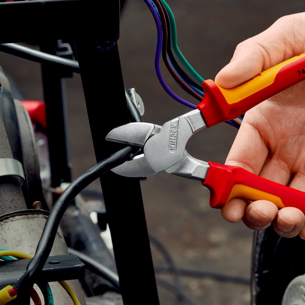 KNIPEX High Leverage Diagonal Cutters 200mm 1000V VDE