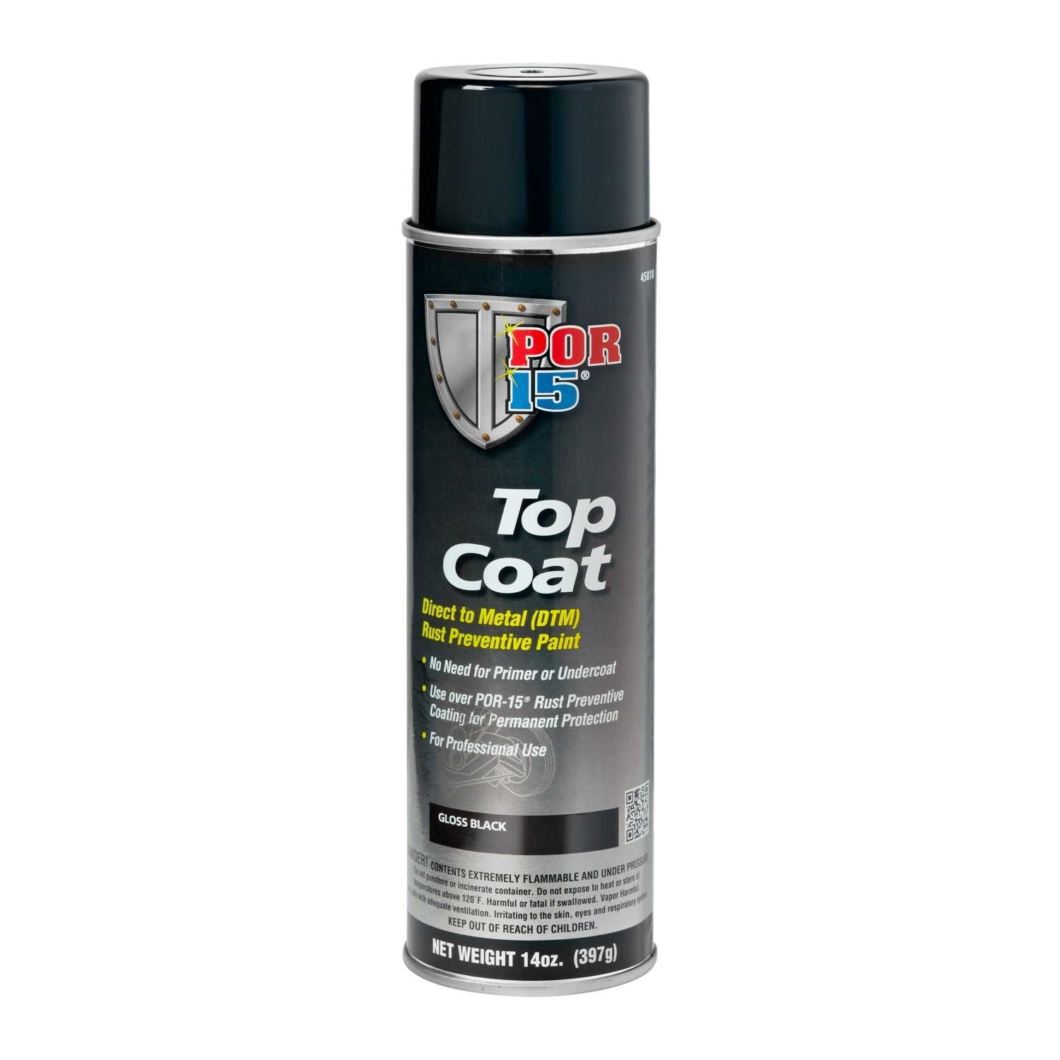 Top Coat | Gloss Black - Aerosol