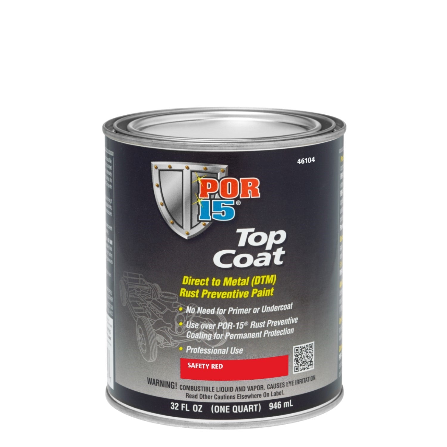 Top Coat | Safety Red - Quart