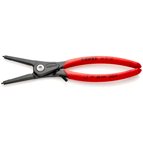 KNIPEX Precision Circlip Pliers External Straight 180mm with Overstretch Limiter
