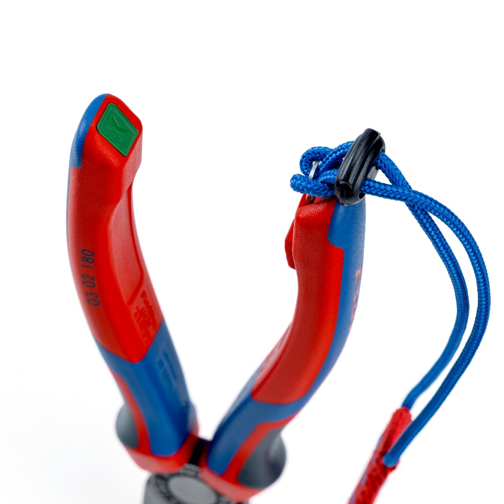 KNIPEX Pliers, Combination, Cushion Grip, 180mm