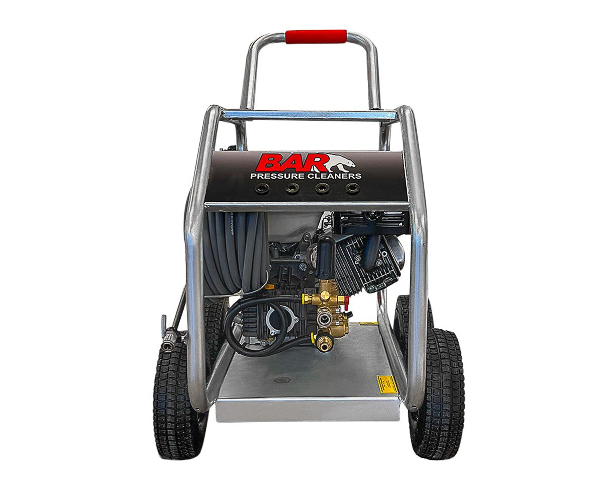 BE 4,000 PSI Petrol Pressure Washer - Honda GX390, Comet Pump, Roll Frame | BAR4013C-HJ