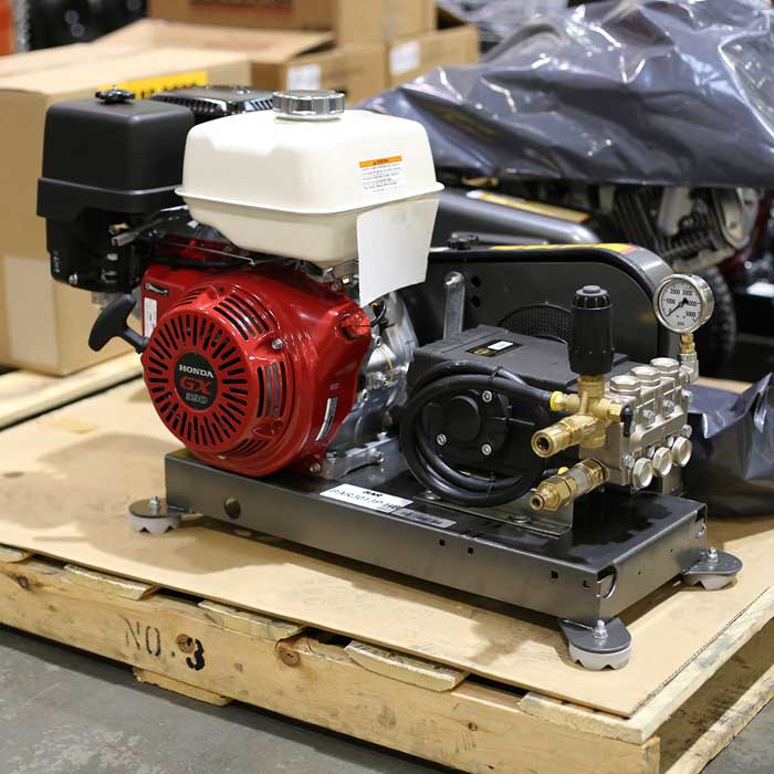 BE 3,000 PSI Petrol Pressure Washer - Honda, Interpump, 21 L/min | BAR3013PC-HB