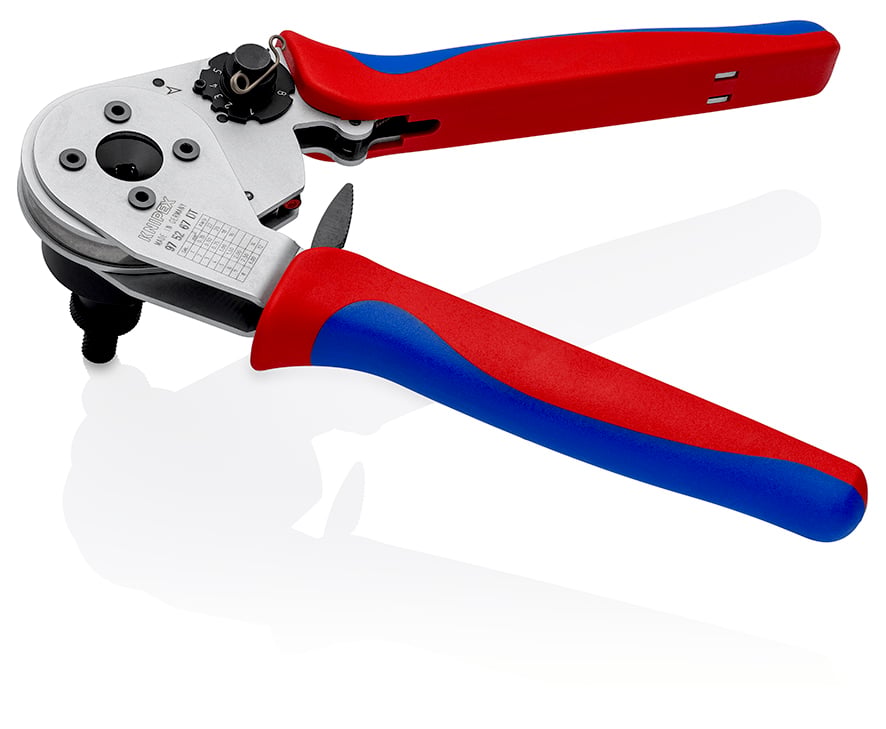 KNIPEX Four-Mandrel Crimping Pliers for DT Contacts