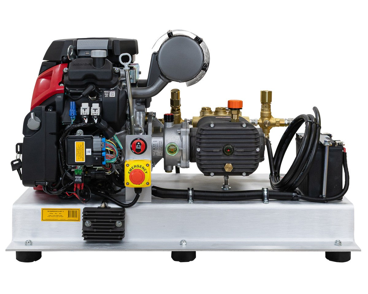 BE 3,600 PSI Petrol Pressure Washer - Honda GX800, Comet Pump | BAR3627CG-HEC 1