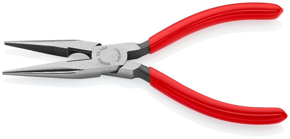 KNIPEX Pliers Side Cutting Snipe Nose, Plastic Coated, 160mm