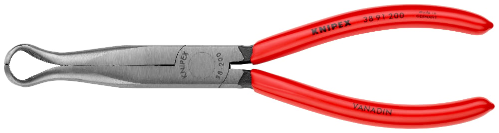 KNIPEX Pliers Mech 200mm Plas 45Deg Bent