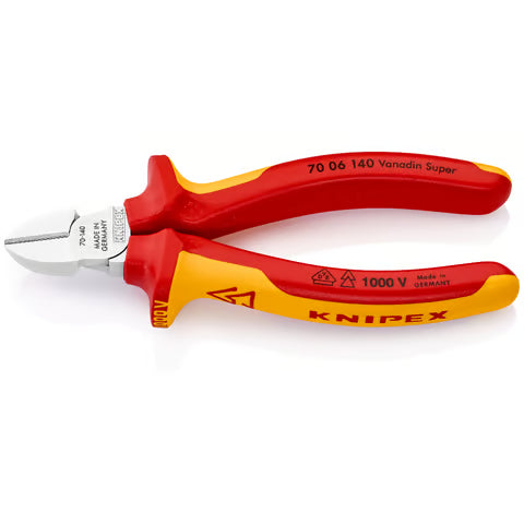 KNIPEX Diagonal Cutting Pliers (VDE), 140mm