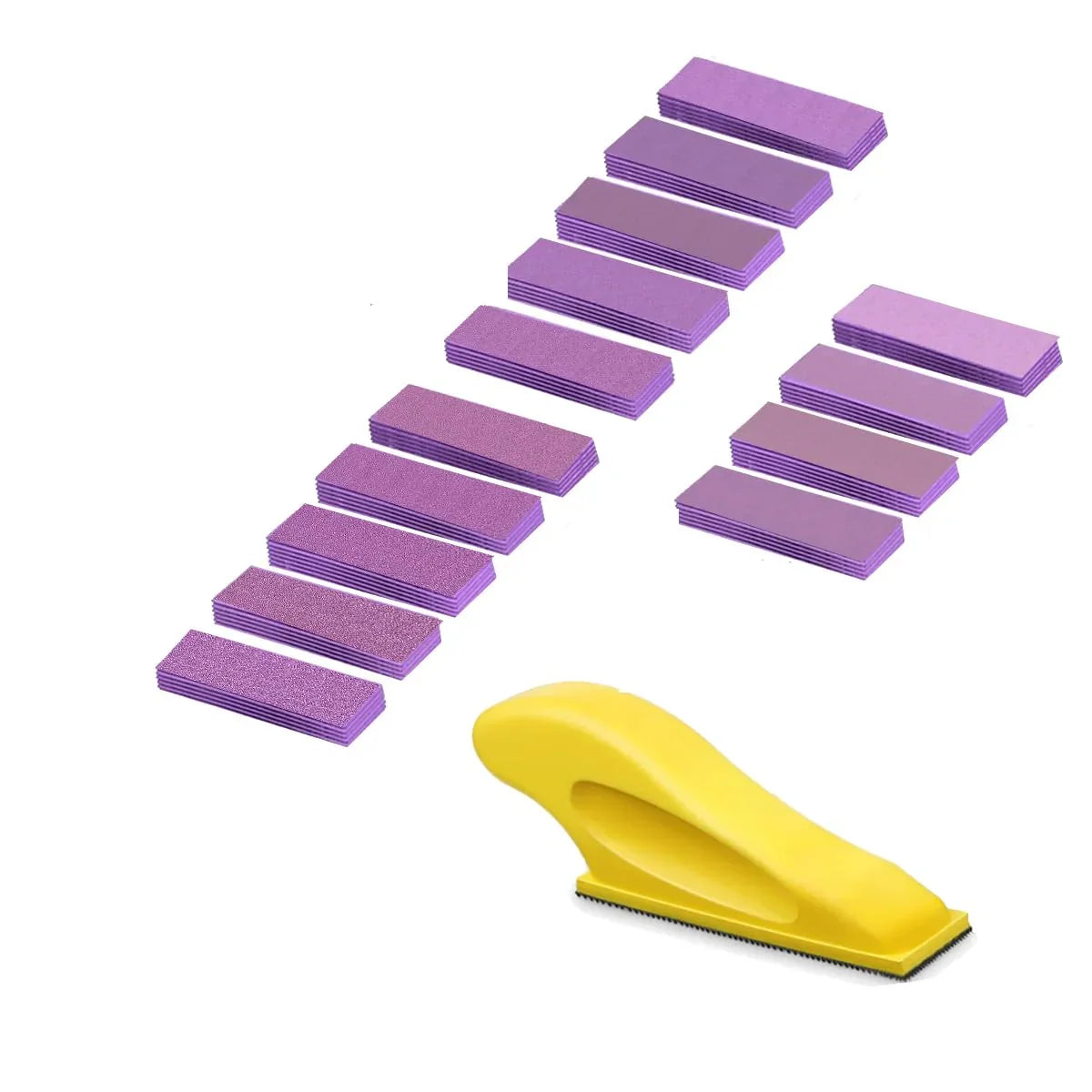 71PC Sandpaper W/Block P80 - P600