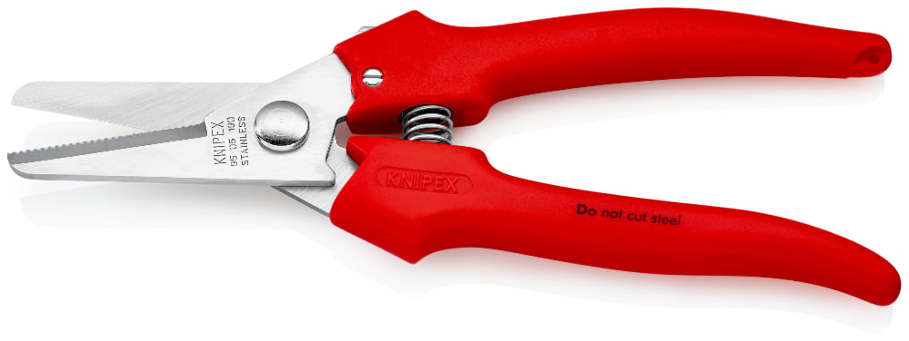 KNIPEX Shears Combination, Plastic Coated, 190mm