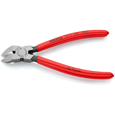 KNIPEX Diagonal Cutters for Plastic - Flush Cut 45° Angle