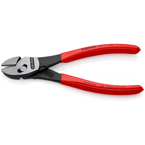 KNIPEX TwinForce Diagonal Cutting Pliers, 180mm