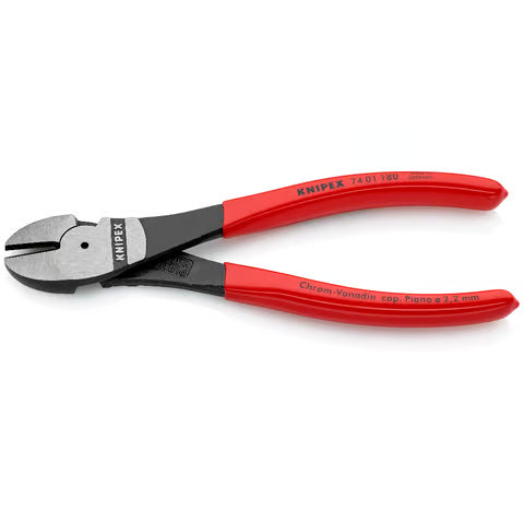 KNIPEX Pliers Diag Cut 180mm Hi/Lever Plas