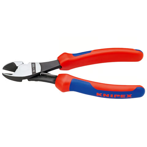 KNIPEX High Leverage Diagonal Cutting Pliers, 180mm