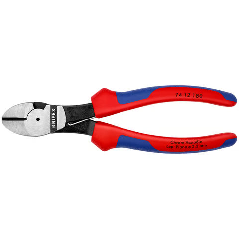 KNIPEX High Leverage Diagonal Cutting Pliers, 180mm