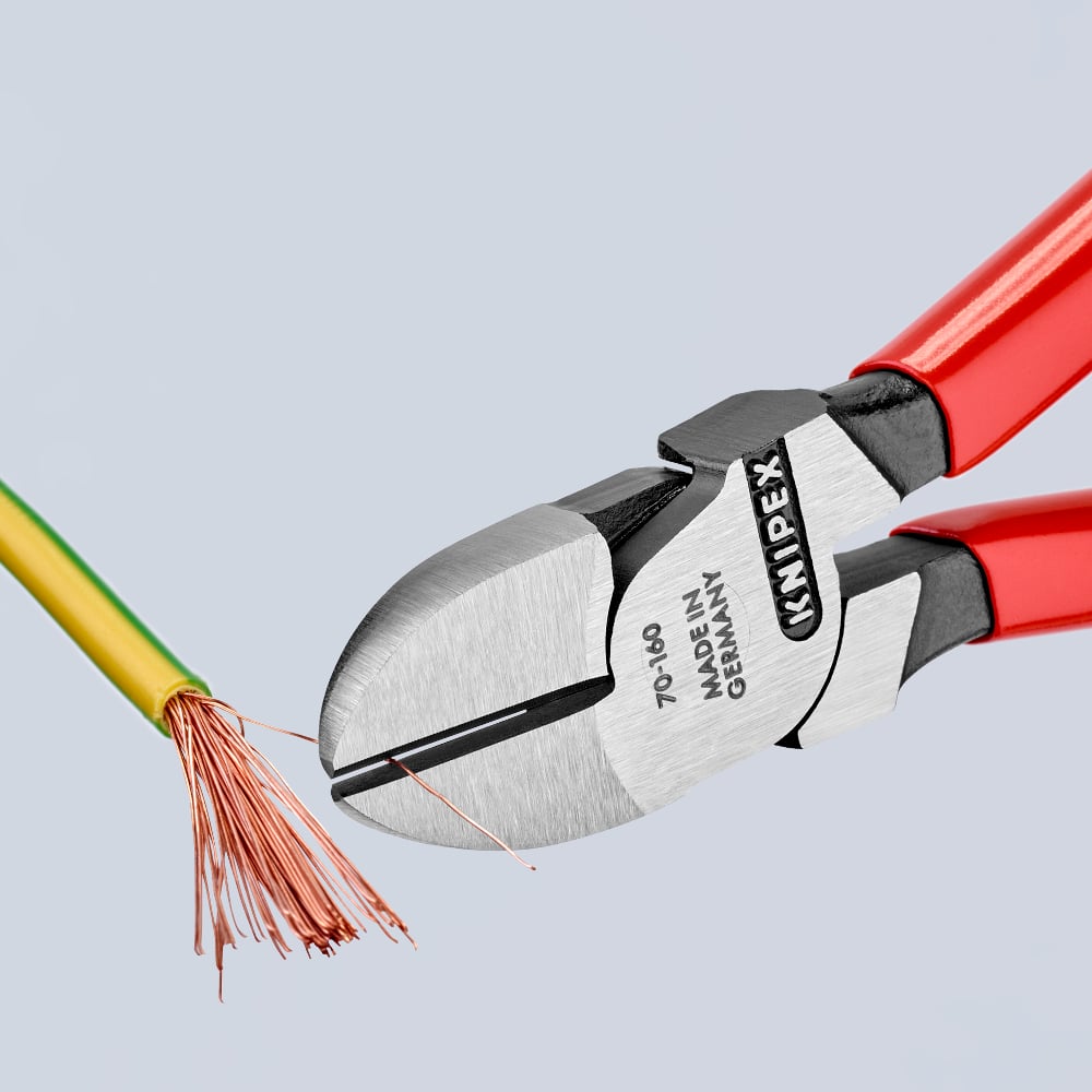KNIPEX Pliers Diag Cut 160mm Plas