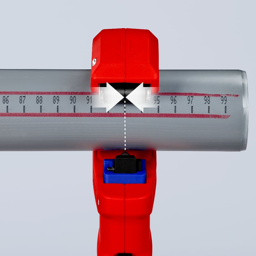 KNIPEX DP50 Pipe Cutter for Plastic Drain Pipes