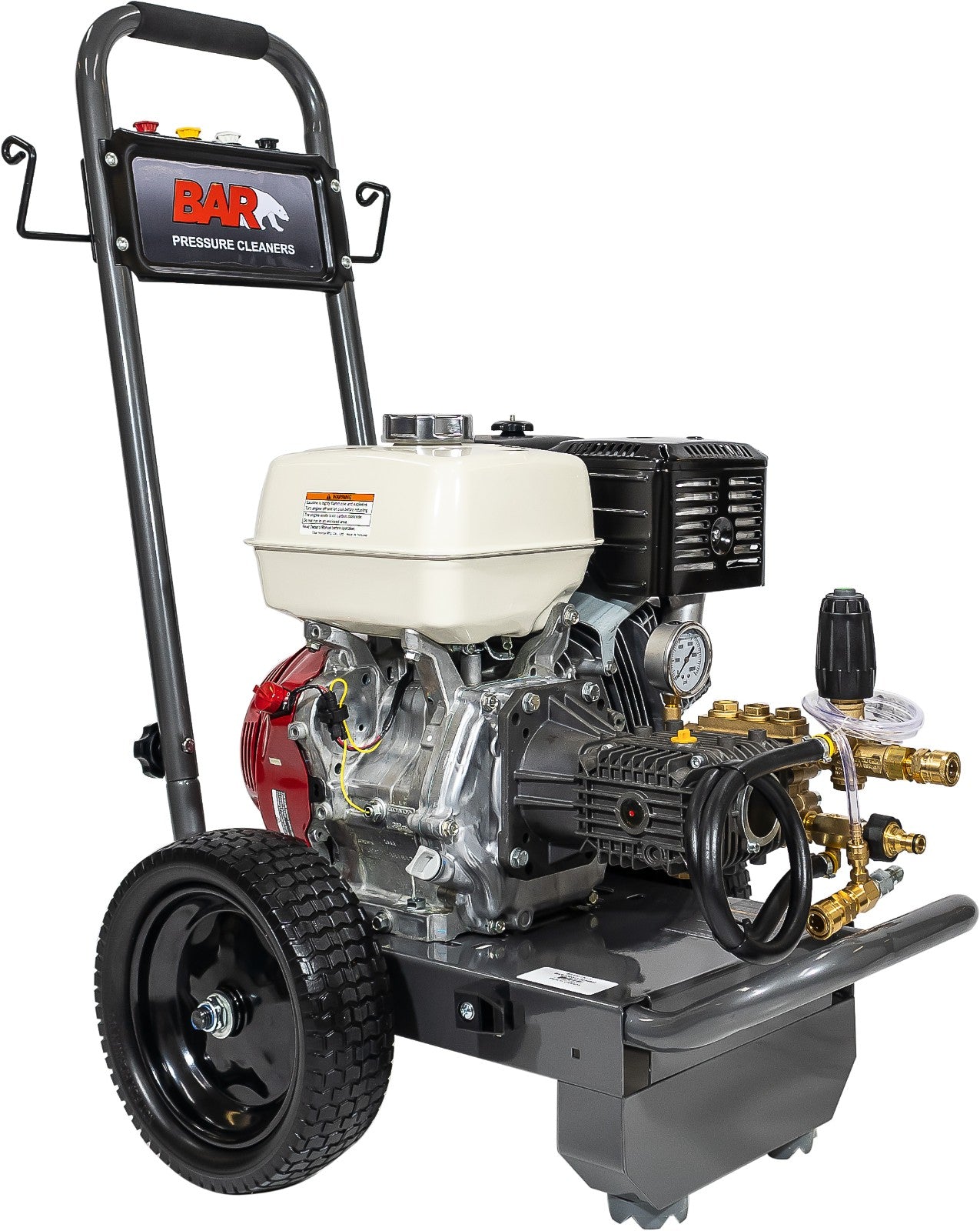 BE 4,000 PSI Petrol Pressure Washer - Honda GX390, Comet Pump, Trolley Frame | BAR4013C-H
