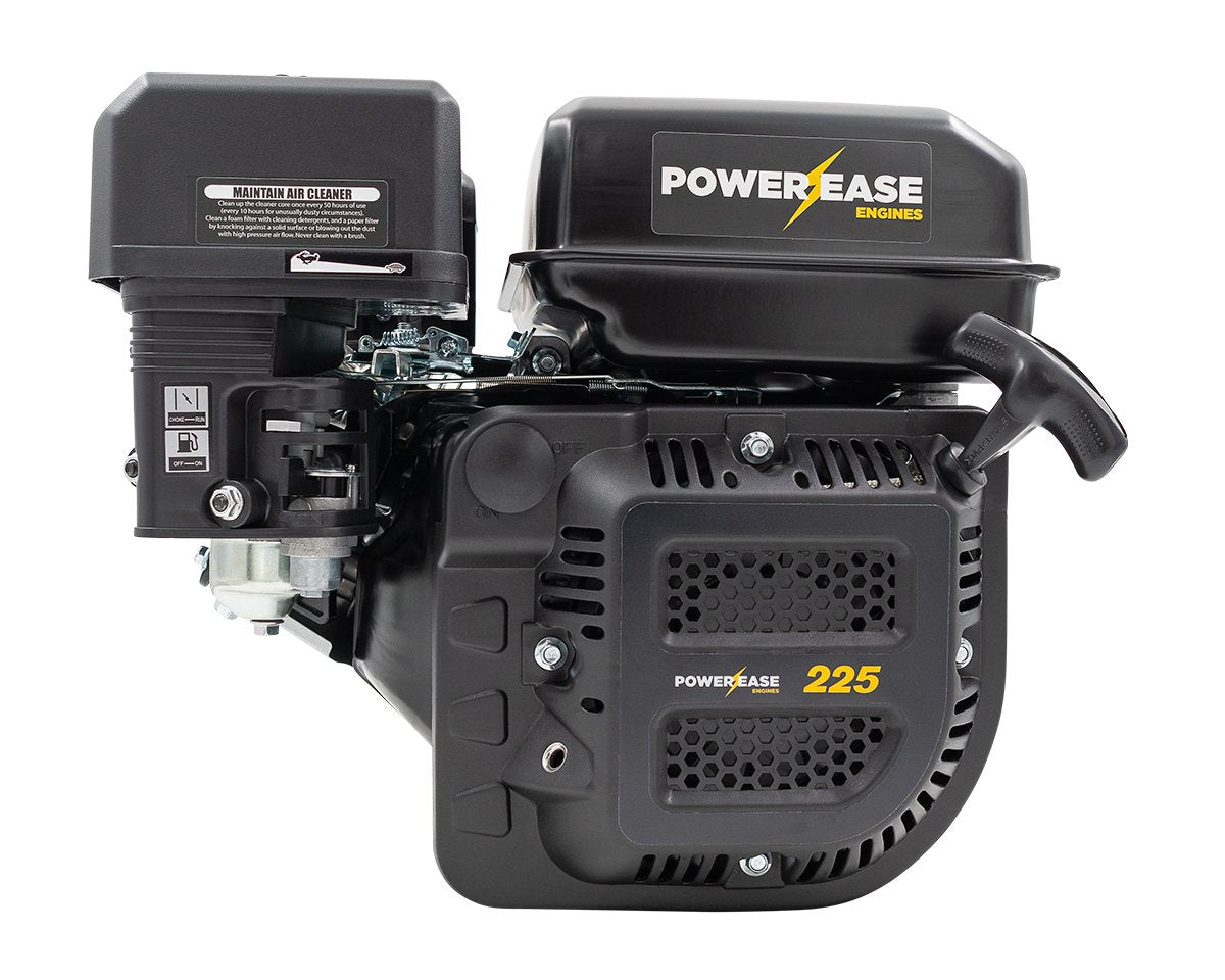 Powerease 7.5hp Petrol Engine - Recoil Start, 223CC Q-Shaft | R225-RQ